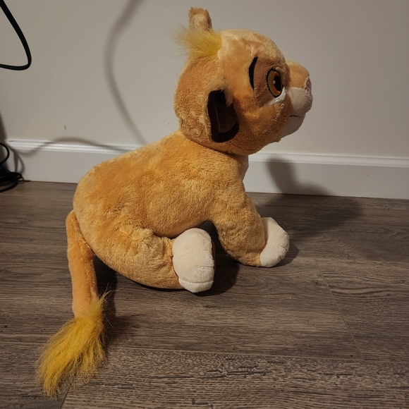 Disney The Lion King Sitting Simba Plush (22" Nose To Tail) Stuffed Animal EUC - Picture 3 of 8